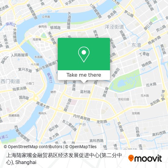 上海陆家嘴金融贸易区经济发展促进中心(第二分中心) map