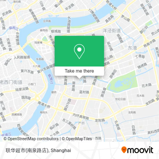 联华超市(南泉路店) map