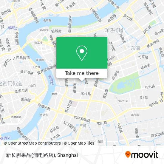 新长脚果品(浦电路店) map