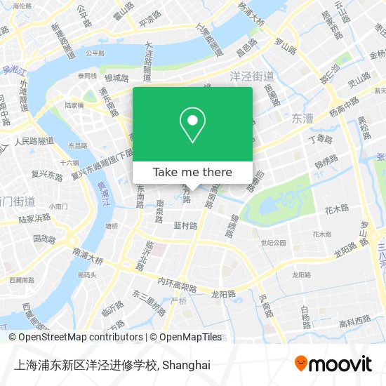 上海浦东新区洋泾进修学校 map