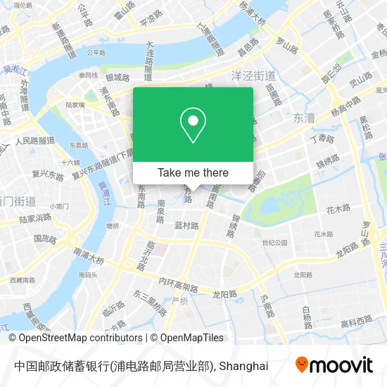 中国邮政储蓄银行(浦电路邮局营业部) map