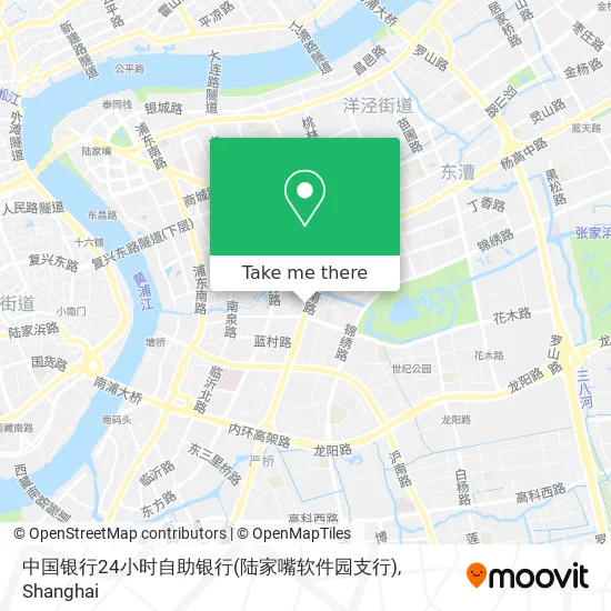 中国银行24小时自助银行(陆家嘴软件园支行) map