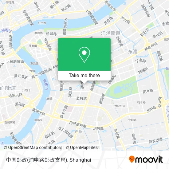 中国邮政(浦电路邮政支局) map