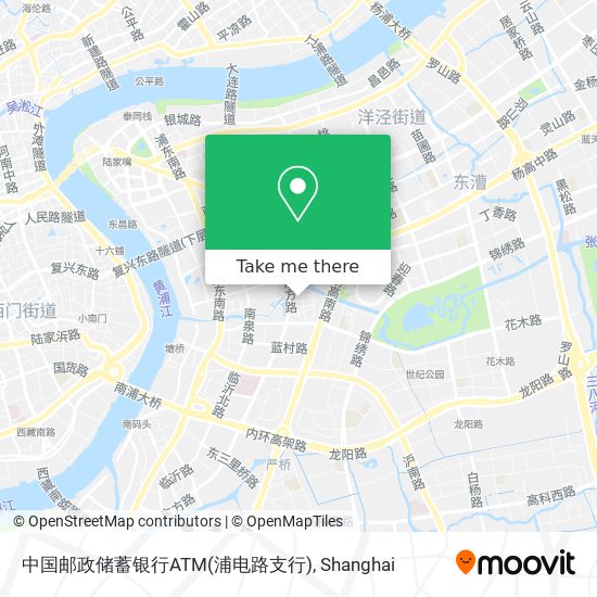 中国邮政储蓄银行ATM(浦电路支行) map