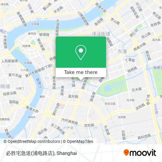 必胜宅急送(浦电路店) map