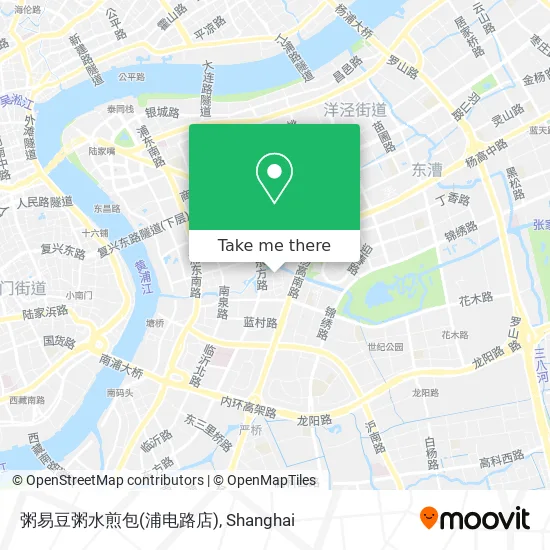 粥易豆粥水煎包(浦电路店) map