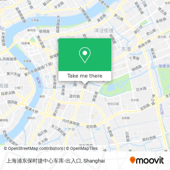 上海浦东保时捷中心车库-出入口 map