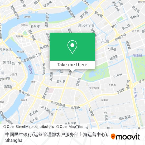 中国民生银行(运营管理部客户服务部上海运营中心) map