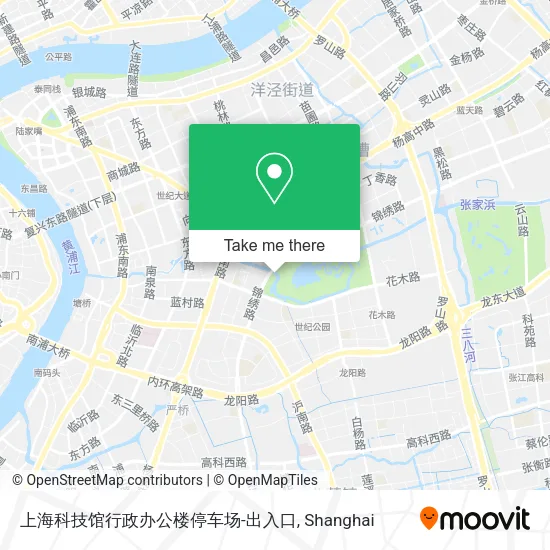 上海科技馆行政办公楼停车场-出入口 map