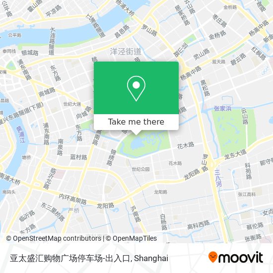 亚太盛汇购物广场停车场-出入口 map