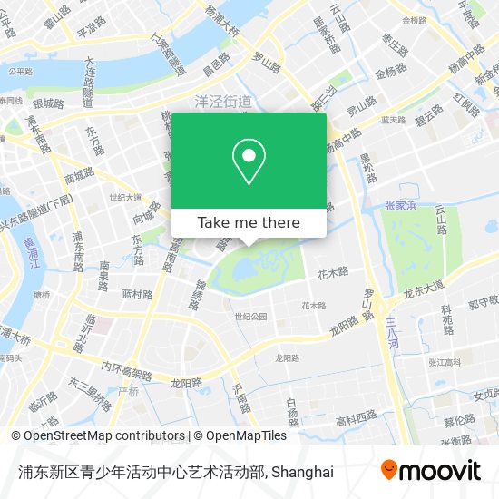 浦东新区青少年活动中心艺术活动部 map