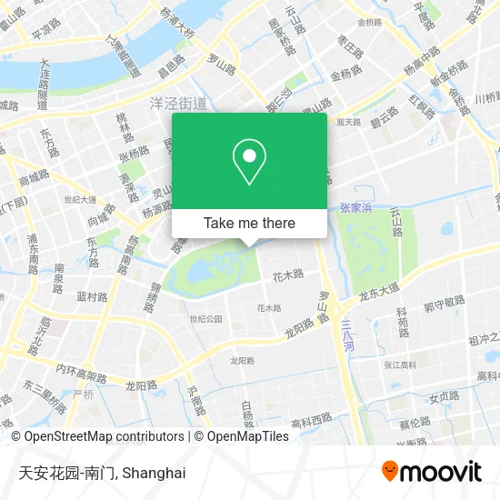 天安花园-南门 map