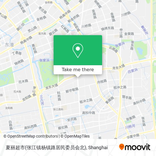 夏丽超市(张江镇杨镇路居民委员会北) map
