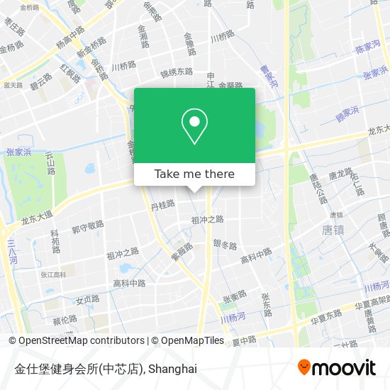 金仕堡健身会所(中芯店) map