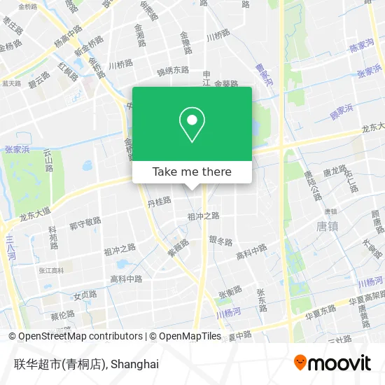 联华超市(青桐店) map