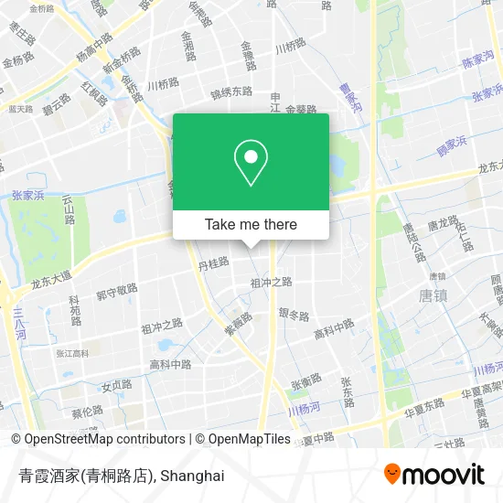 青霞酒家(青桐路店) map