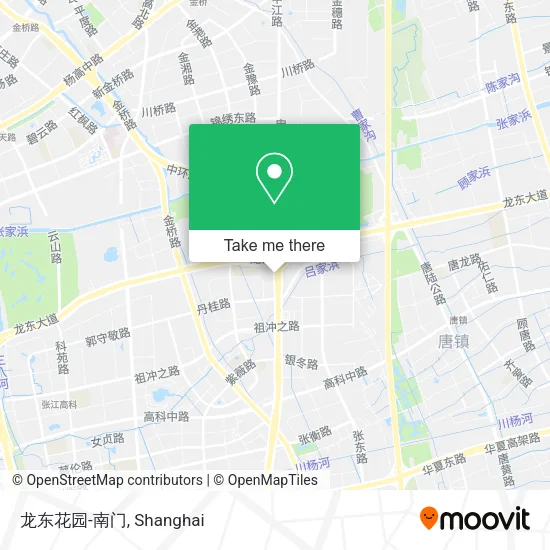 龙东花园-南门 map