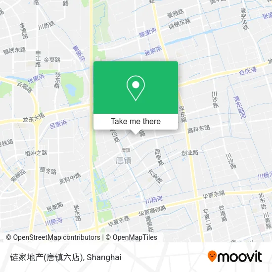 链家地产(唐镇六店) map