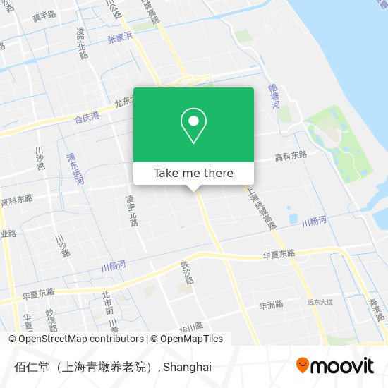 佰仁堂（上海青墩养老院） map
