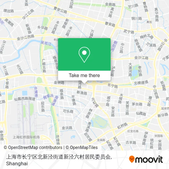 上海市长宁区北新泾街道新泾六村居民委员会 map