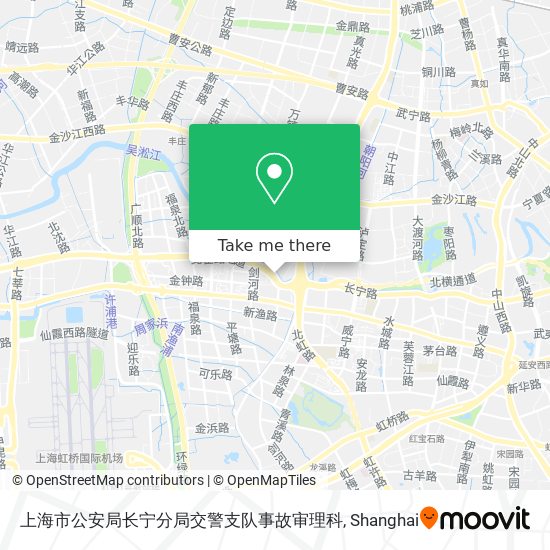 上海市公安局长宁分局交警支队事故审理科 map