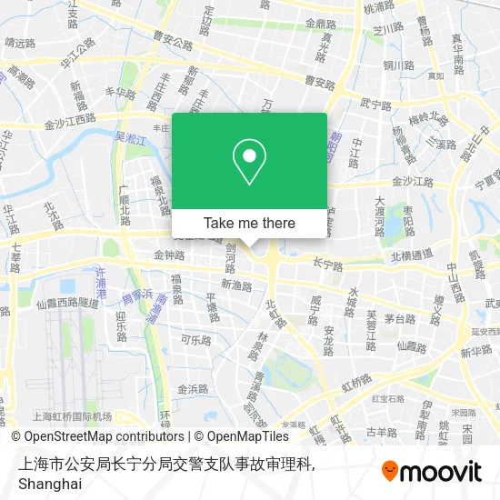 上海市公安局长宁分局交警支队事故审理科 map