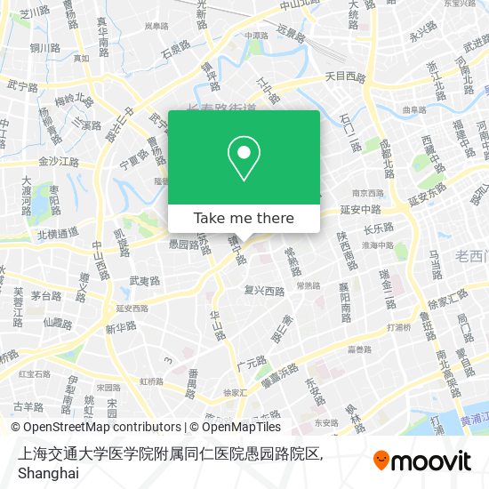 上海交通大学医学院附属同仁医院愚园路院区 map