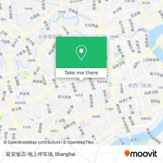 延安饭店-地上停车场 map