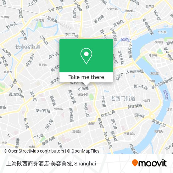 上海陕西商务酒店-美容美发 map