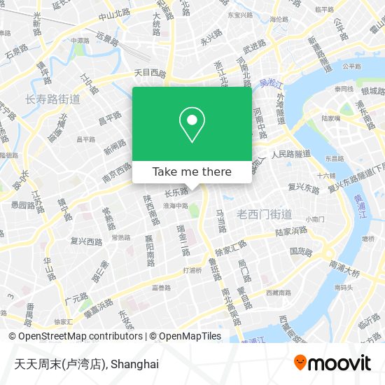 天天周末(卢湾店) map