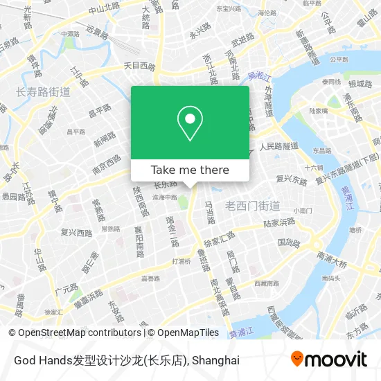 God Hands发型设计沙龙(长乐店) map