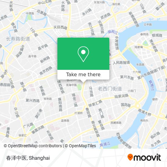 春泽中医 map