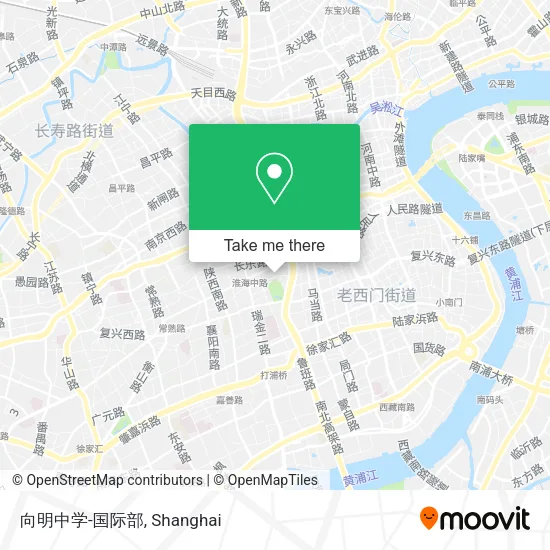 向明中学-国际部 map