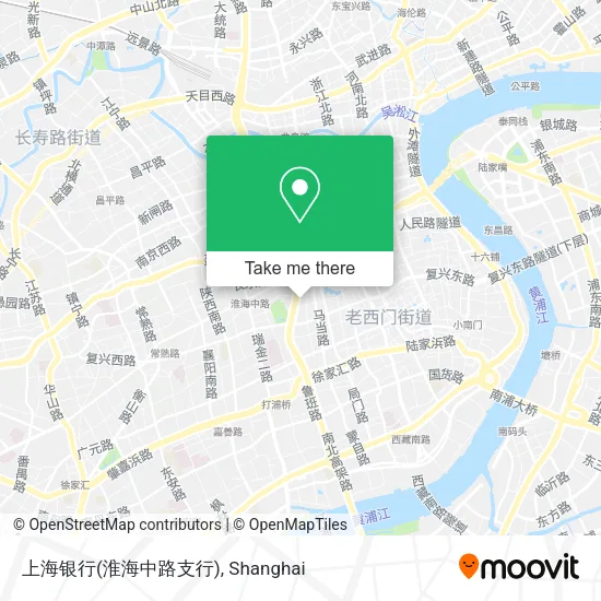 上海银行(淮海中路支行) map