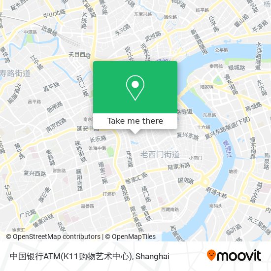 中国银行ATM(K11购物艺术中心) map
