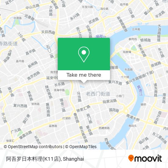 阿吾罗日本料理(K11店) map