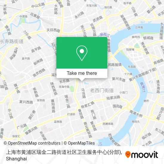 上海市黄浦区瑞金二路街道社区卫生服务中心(分部) map