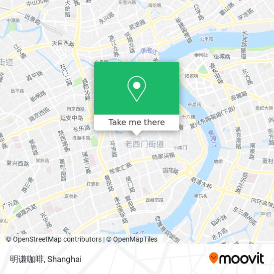 明谦咖啡 map