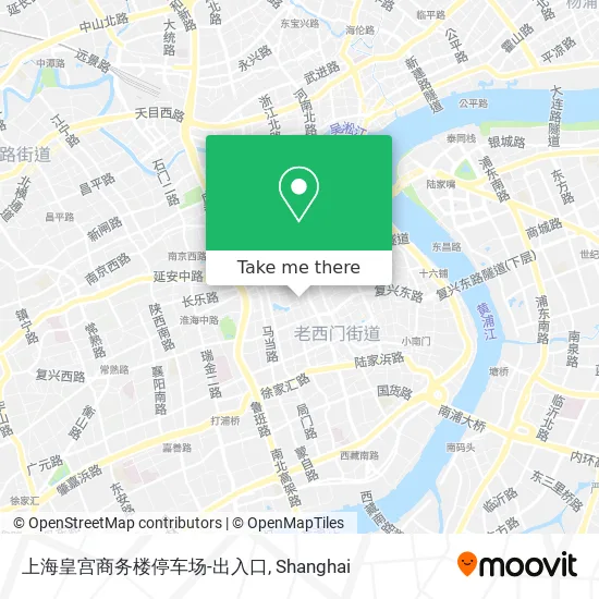 上海皇宫商务楼停车场-出入口 map