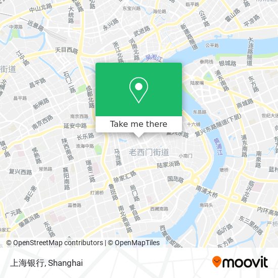 上海银行 map