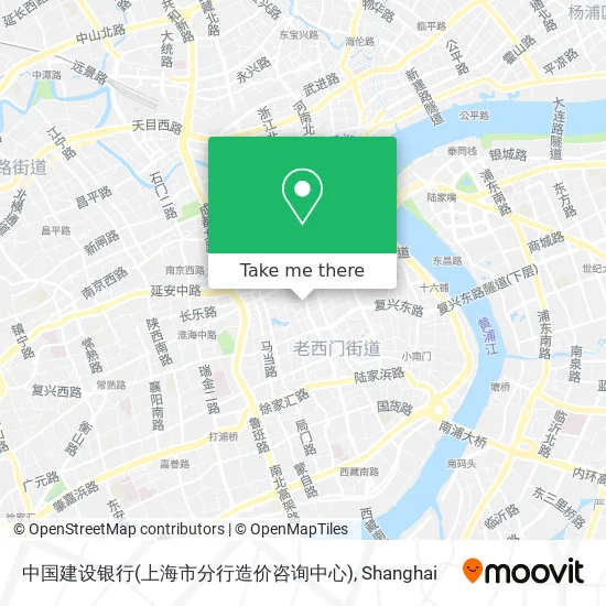 中国建设银行(上海市分行造价咨询中心) map