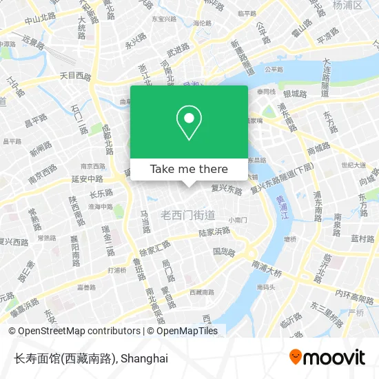 长寿面馆(西藏南路) map