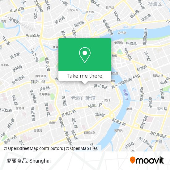 虎丽食品 map