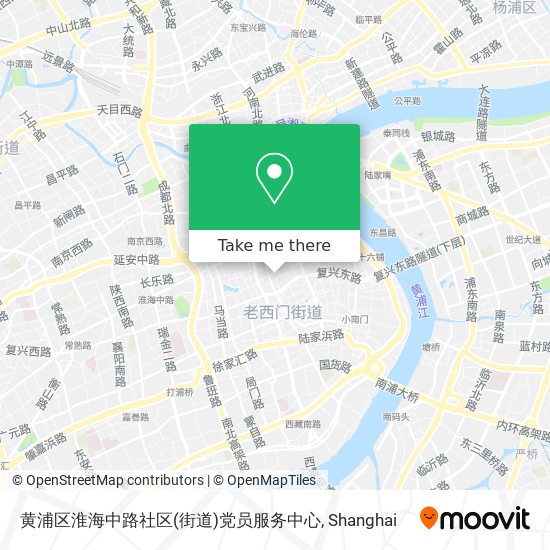 黄浦区淮海中路社区(街道)党员服务中心 map