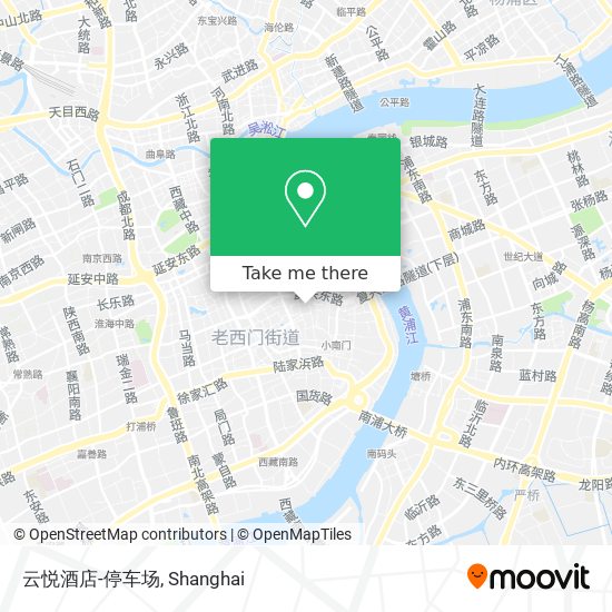 云悦酒店-停车场 map