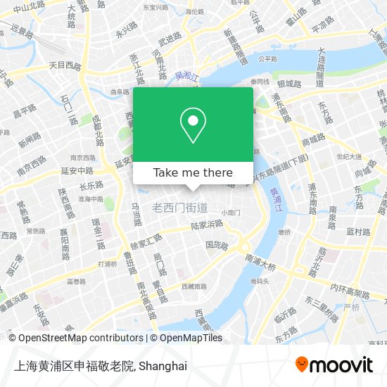 上海黄浦区申福敬老院 map