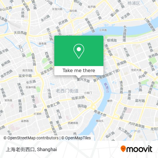 上海老街西口 map