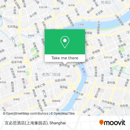 宜必思酒店(上海豫园店) map