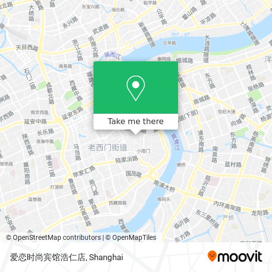 爱恋时尚宾馆浩仁店 map