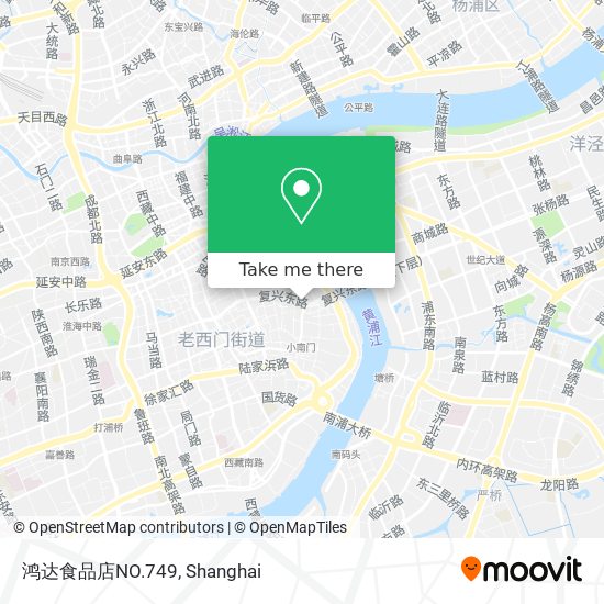 鸿达食品店NO.749 map